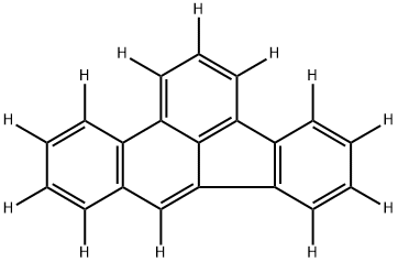 ベンゾ〔B〕フルオランテン-D12 化学構造式