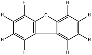 二苯并呋喃-D8, 93952-04-6, 结构式