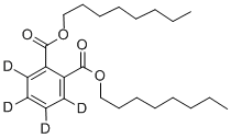 氘代邻苯二甲酸正二辛酯,93952-13-7,结构式