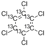 HEXACHLOROBENZENE 13C6 Structure