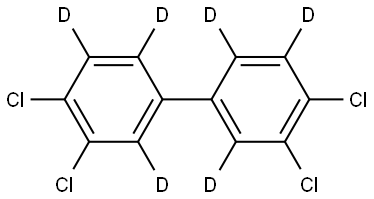 3,3',4,4'-TETRACHLORODIPHENYL-D6 Struktur