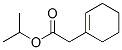 1-シクロヘキセン-1-酢酸1-メチルエチル 化学構造式