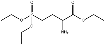 (D,L)-(+,-)-2-Amino-4-(diethylphosphono)butanoic acid, ethyl ester, 98 % Structure