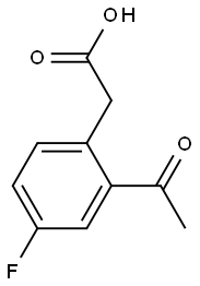 [acetyl(4-fluorophenyl)]acetic acid 结构式