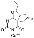 5-allyl-5-(sec-pentyl)barbituric acid, calcium salt Structure