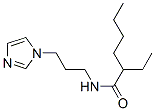 2-ethyl-N-[3-(1H-imidazol-1-yl)propyl]hexanamide Structure