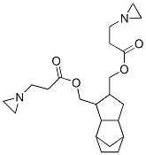 (octahydro-4,7-methano-1H-indenediyl)bis(methylene) bis(aziridine-1-propionate) Struktur