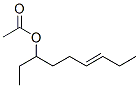 1-ethylhept-4-enyl acetate Structure