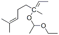 3-(1-ethoxyethoxy)-3,7-dimethylocta-2,6-diene Struktur