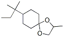 8-(1,1-ジメチルプロピル)-2-メチル-1,4-ジオキサスピロ[4.5]デカン 化学構造式