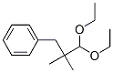(3,3-diethoxy-2,2-dimethylpropyl)benzene 结构式