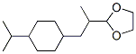 2-[2-[4-isopropylcyclohexyl]-1-methylethyl]-1,3-dioxolane Struktur