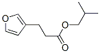 2-methylpropyl furan-3-propionate Struktur