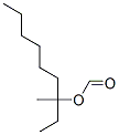 ぎ酸3-メチルノナン-3-イル 化学構造式
