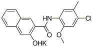 potassium N-(4-chloro-6-methoxy-m-tolyl)-3-hydroxynaphthalene-2-carboxamidate Structure