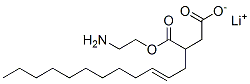 lithium 1-(2-aminoethyl) 2-dodecenylsuccinate Structure