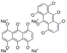 アントラセン-1,4,5,8,9,10-ヘキサオール/ナトリウム,(1:4) 化学構造式