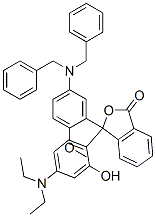 3-(5-dibenzylamino-2-methoxyphenyl)-3-[4-(diethylamino)-2-hydroxyphenyl]phthalide Structure