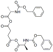 N-[(benzyloxy)carbonyl]-L-alanine succinic anhydride Structure