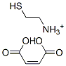 (2-mercaptoethyl)ammonium hydrogen maleate Structure