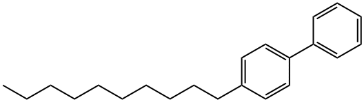 4-N-デシルビフェニル 化学構造式