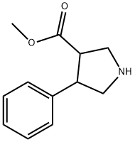 4-PHENYL-PYRROLIDINE-3-CARBOXYLIC ACID METHYL ESTER Structure