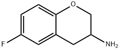 2H-1-BENZOPYRAN-3-AMINE-6-FLUORO-3,4-DIHYDRO Structure
