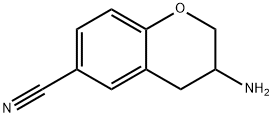 2H-1-BENZOPYRAN-6-CARBONITRILE,3-AMINO-3,4-DIHYDRO- Structure