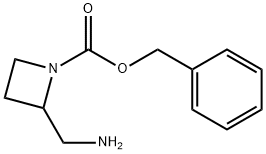 2-AMINOMETHYL-AZETIDINE-1-CARBOXYLIC ACID BENZYL ESTER HYDROCHLORIDE Structure