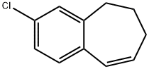 3-CHLORO-6,7-DIHYDRO-5H-BENZOCYCLOHEPTENE 化学構造式