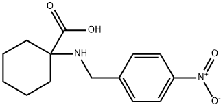 1-(4-NITRO-BENZYLAMINO)-CYCLOHEXANECARBOXYLIC ACID HYDROCHLORIDE Structure
