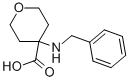 TETRAHYDRO-4-[(PHENYLMETHYL)AMINO]-2H-PYRAN-4-CARBOXYLIC ACID Structure