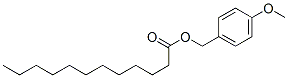 ドデカン酸(4-メトキシフェニル)メチル 化学構造式