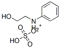 N-(2-hydroxyethyl)anilinium hydrogen sulphate 结构式