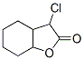 3-chlorohexahydro-3H-benzofuran-2-one Struktur