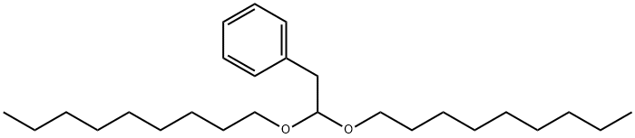 [2,2-ビス(ノニルオキシ)エチル]ベンゼン 化学構造式