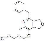 4-benzyl-7-(4-chlorobutoxy)-1,3-dihydro-6-methylfuro[3,4-c]pyridine Structure