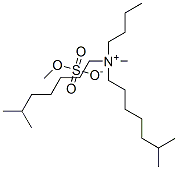butyldiisooctylmethylammonium methyl sulphate Struktur