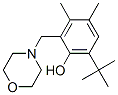 6-tert-butyl-2-(morpholinomethyl)-3,4-xylenol Struktur