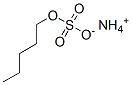 ammonium pentyl sulphate Struktur