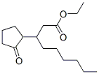ethyl beta-hexyl-2-oxocyclopentanepropionate Structure