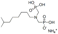ammonium trihydrogen [(isononylimino)bis(methylene)]bisphosphonate Struktur