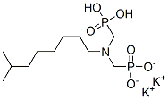dipotassium dihydrogen [(isononylimino)bis(methylene)]bisphosphonate 结构式