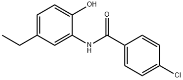 4-chloro-N-(5-ethyl-2-hydroxyphenyl)benzamide Structure