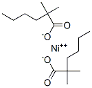 dimethylhexanoic acid, nickel salt Structure