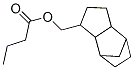 ブタン酸[(オクタヒドロ-4,7-メタノ-1H-インデン)-1-イル]メチル 化学構造式