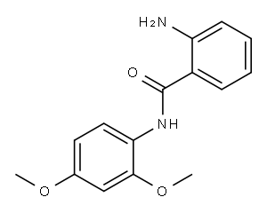 2-AMINO-N-(2,4-DIMETHOXY-PHENYL)-BENZAMIDE Struktur