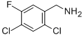 2,4-ジクロロ-5-フルオロベンジルアミン 化学構造式