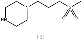 1-(3-METHANESULFONYLPROPYL)-PIPERAZINE 2HCL Struktur