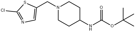 [1-(2-Chloro-thiazol-5-ylMethyl)-piperidin-4-yl]-carbaMic acid tert-butyl ester, 98+% C14H22ClN3O2S, MW: 331.86 Structure